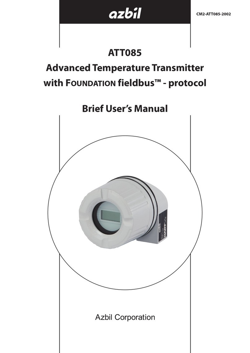 Azbil ATT085 User manual