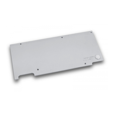 ekwb EK-FC1080 GTX TF6 Backplate Manual