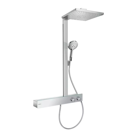 Hans Grohe Raindance E 300 1jet Showerpipe 350 ST EcoSmart... Instructions for use/assembly instructions
