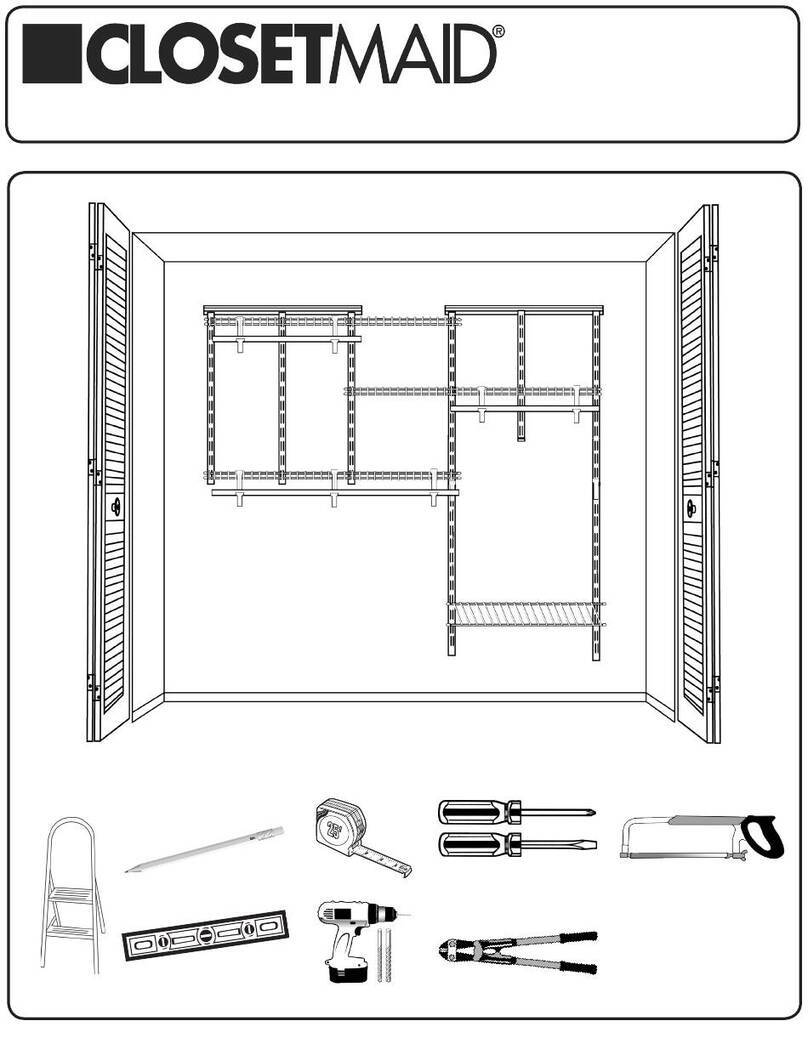 Closet Maid ShelfTrack Installation tips