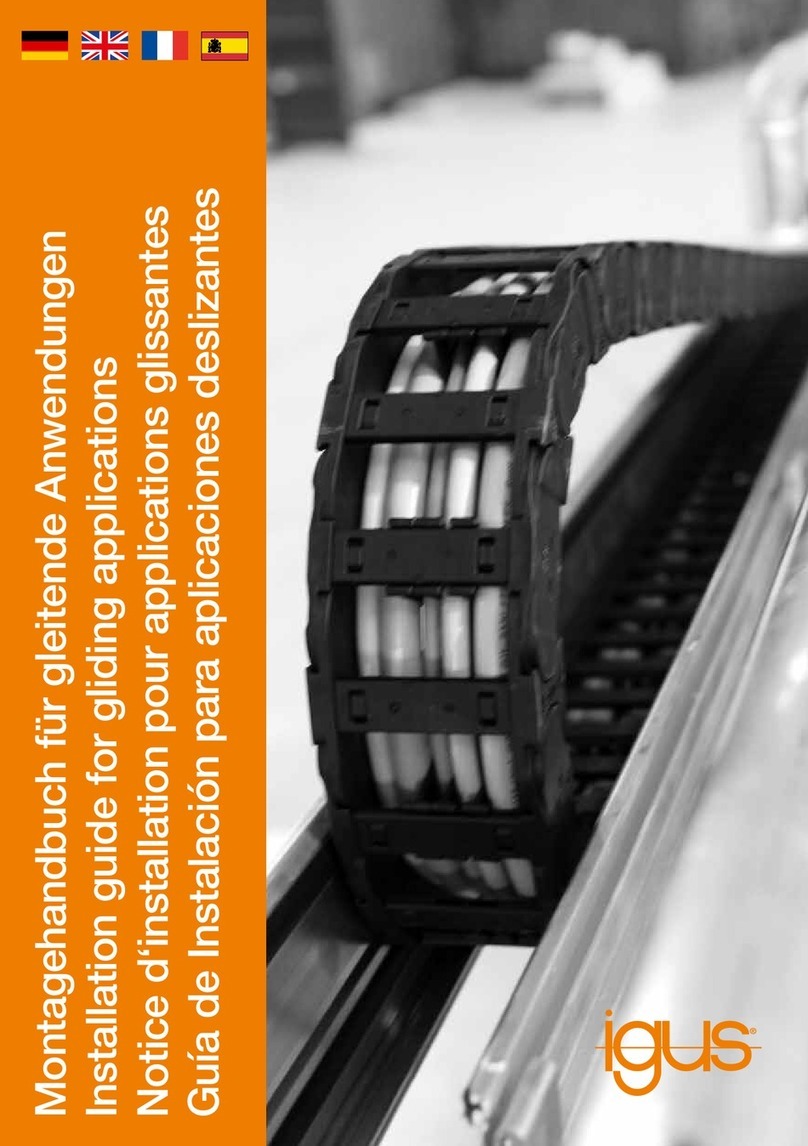 igus e-chainsystems User manual