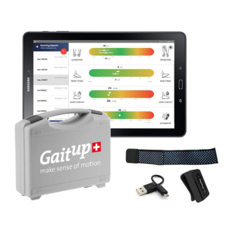 Gait up PhysiRun Live User manual and Outcome parameters