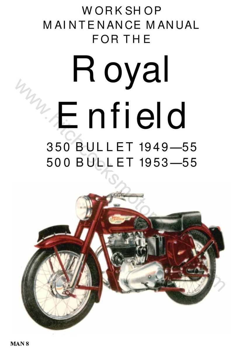 Royal Enfield 350 BULLET 1949 User manual
