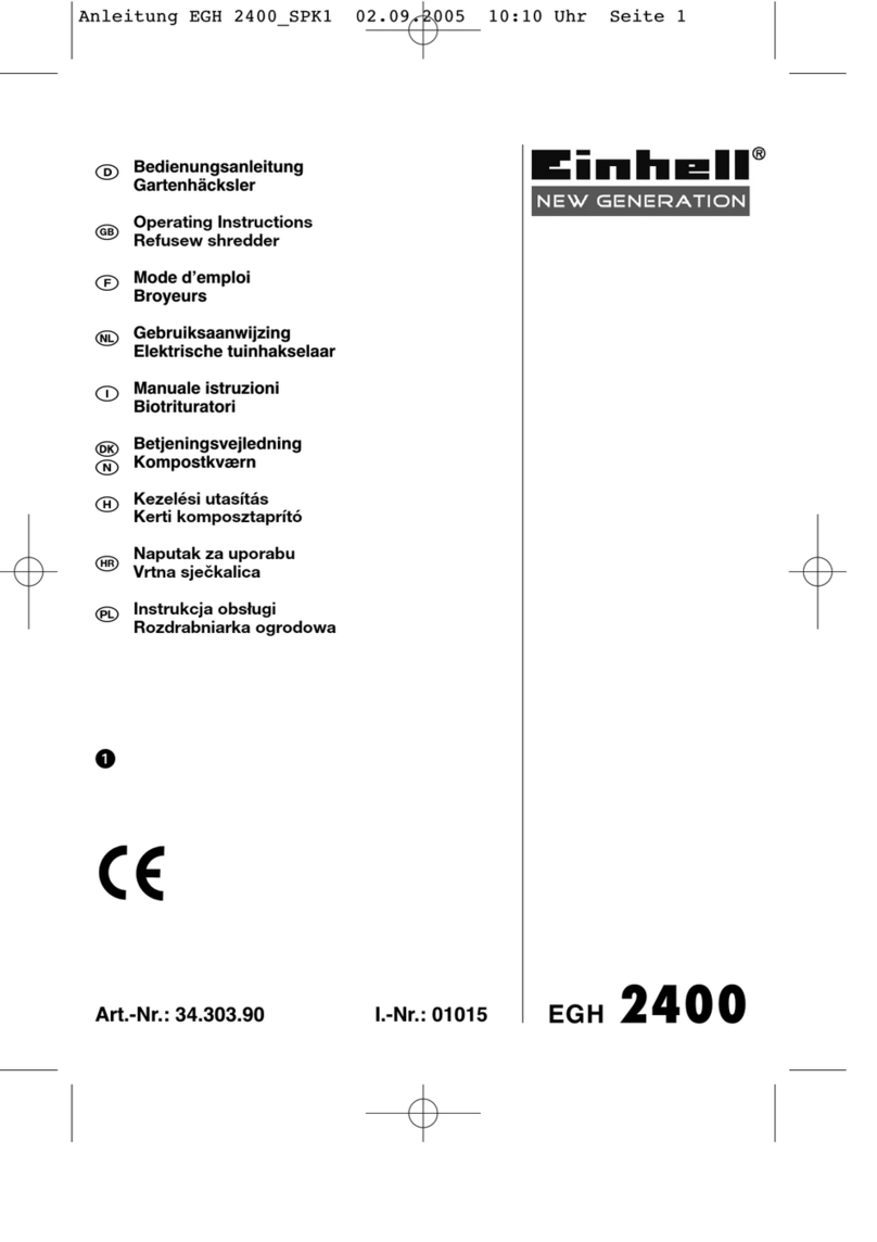 EINHELL NEW GENERATION EGH 2400 operating instructions