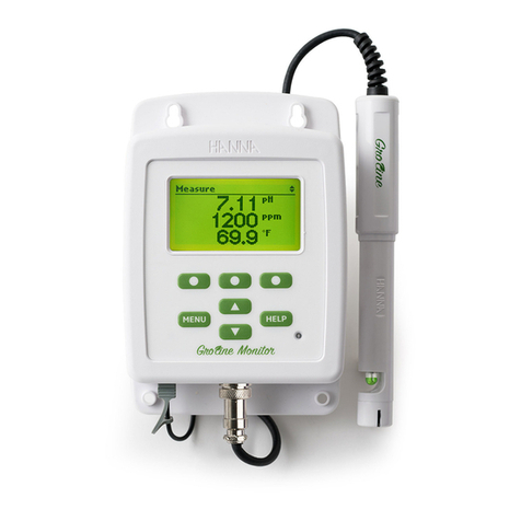 Hanna Instruments GROLINE MONITOR HI981420 User manual