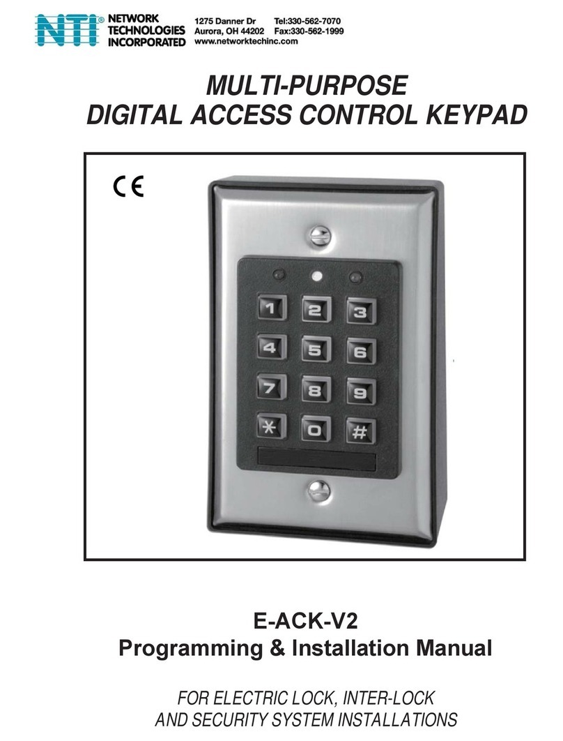 NTI E-ACK-V2 Programming & installation manual NTI E-ACK-V2 Programming & installation manual