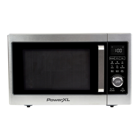 PowerXL Microwave Air Fryer Plus owner's manual