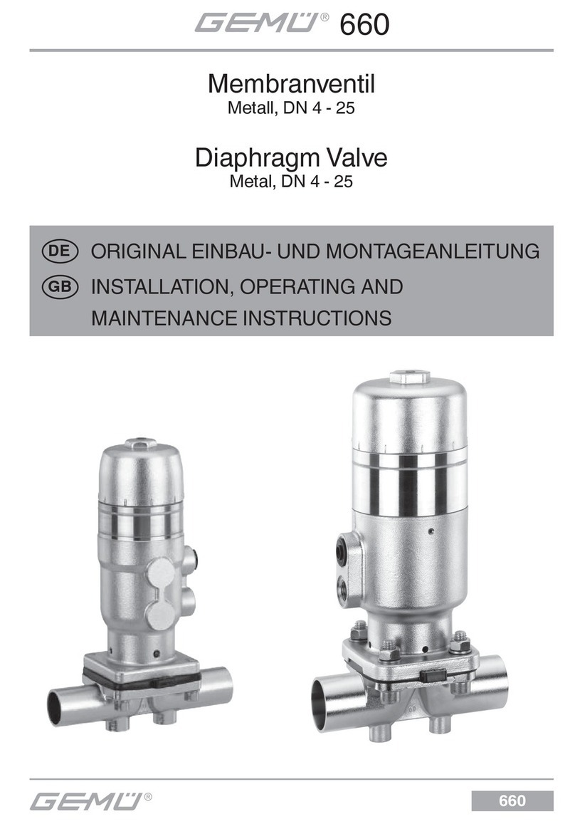 GEM 660 Installation, operating and maintenance instructions