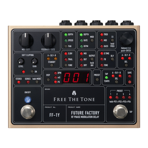 Free The Tone FF-1Y Use and care manual