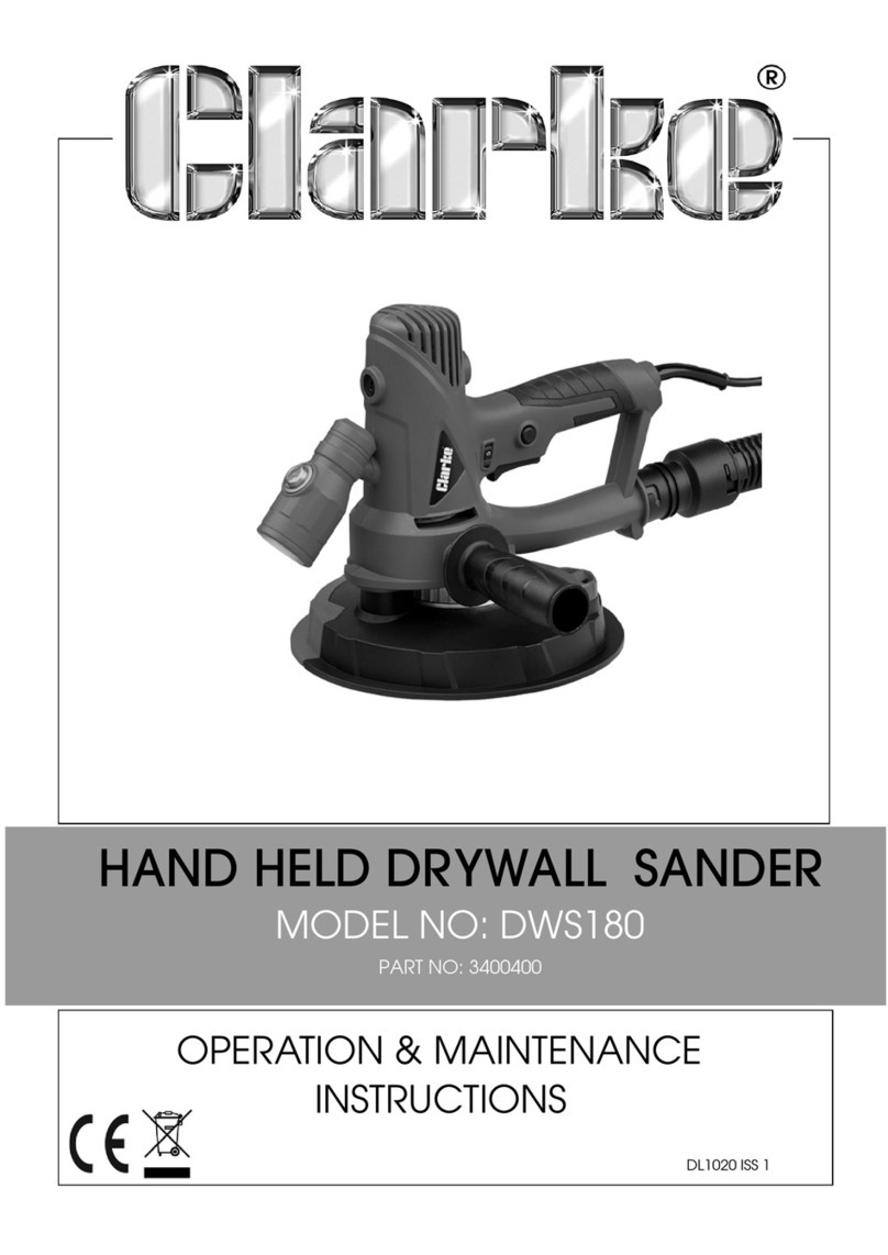 Clarke DWS180 Instruction Manual