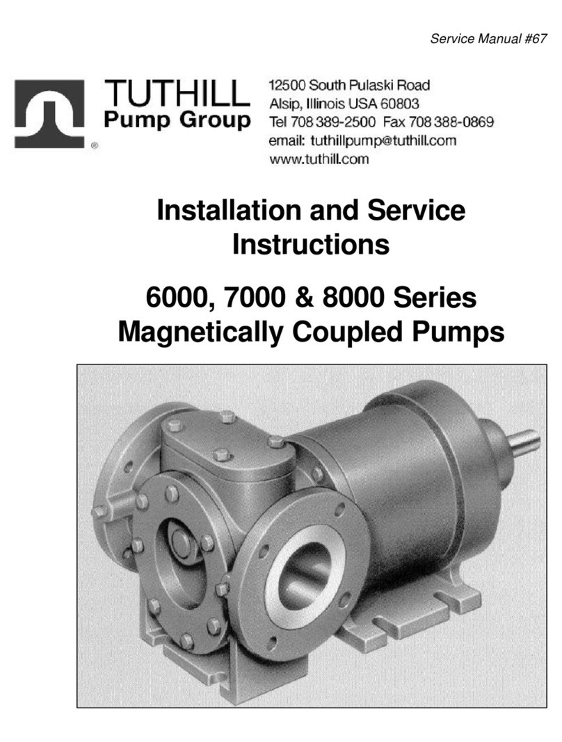 Tuthill 6000 Installation and service instructions