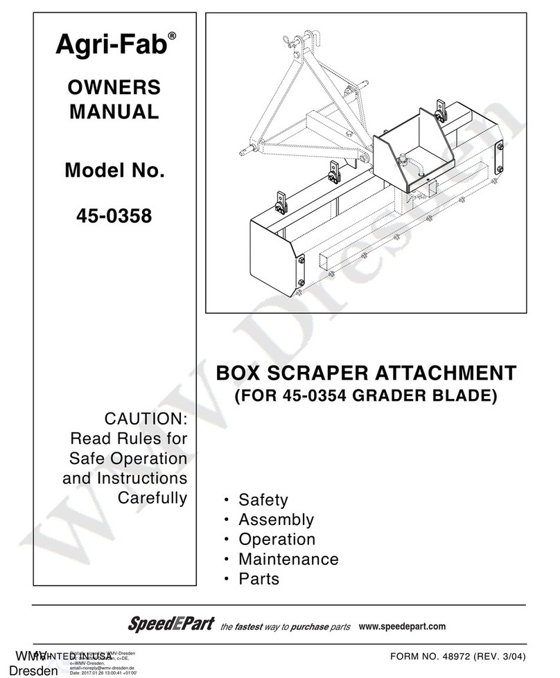 Agri-Fab 45-0358 owner's manual