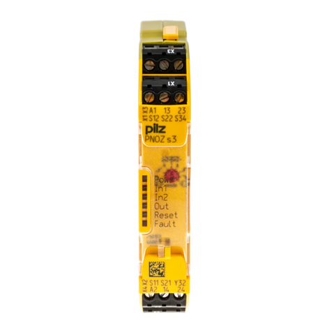 Pilz PNOZ s3 Series User manual