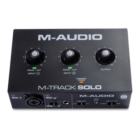 M-Audio M-Track Solo user guide