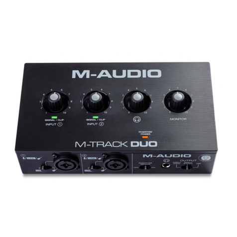 M-Audio M-Track Hub user guide