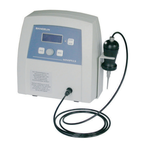 BANDELIN SONOPLUS mini20 User manual BANDELIN SONOPLUS mini20 User manual