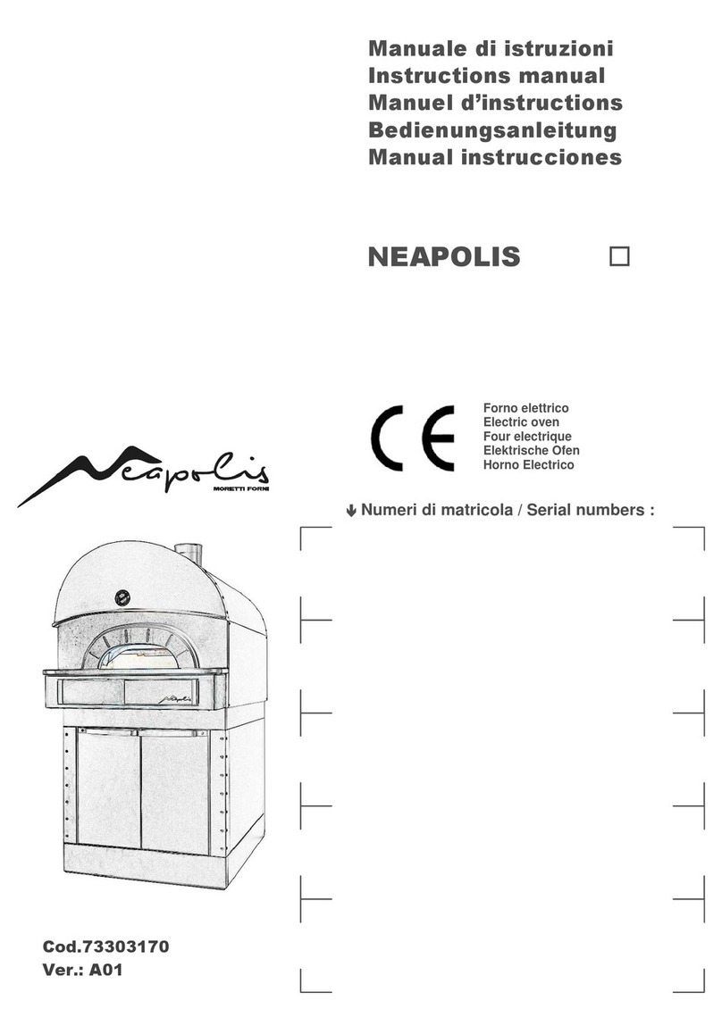 Moretti Forni NEAPOLIS Series instruction manual