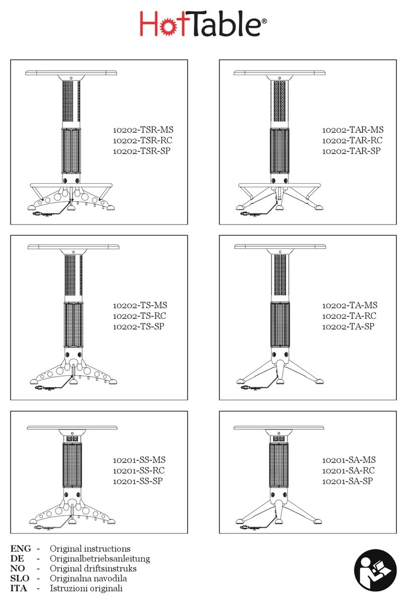 HotTable 10202-TSR-MS User manual