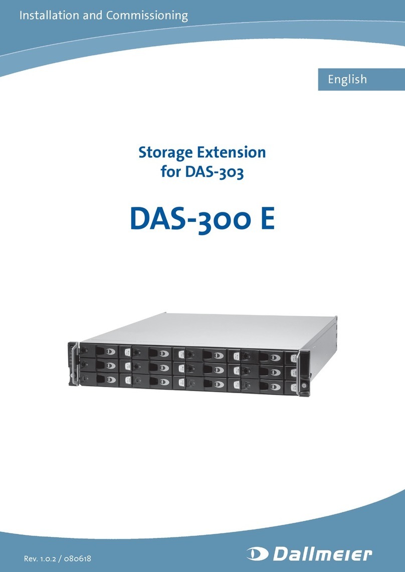 dallmeier DAS-300 E Installation and commissioning