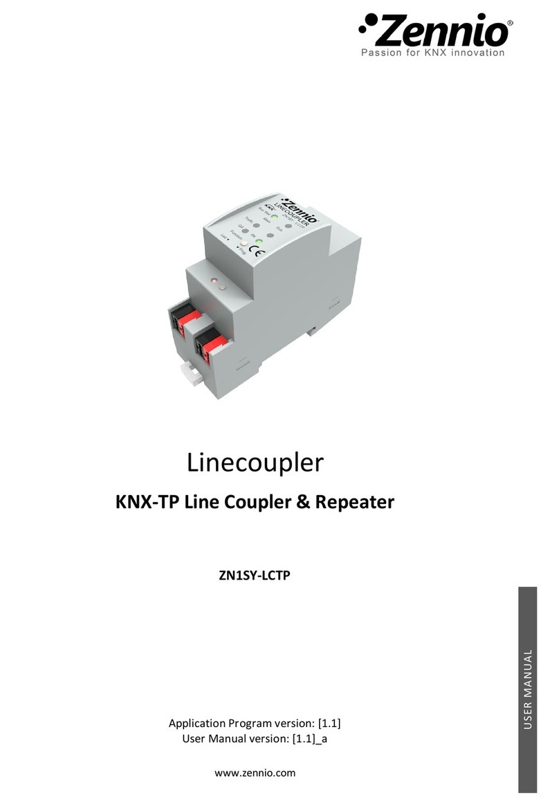 Zennio Linecoupler ZN1SY-LCTP user manual