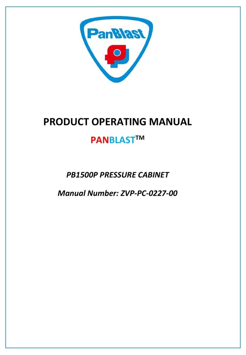 Panblast PB1500P Product Operating Manual