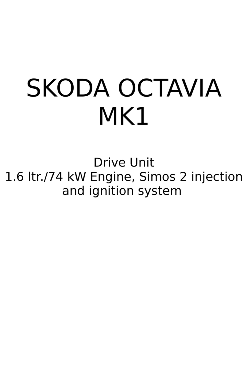 Skoda OCTAVIA MK1 Service manual