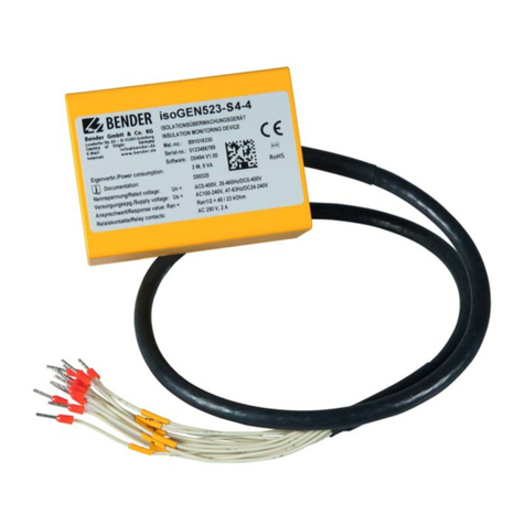 Bender ISOMETER isoGEN523-S4-4 User manual