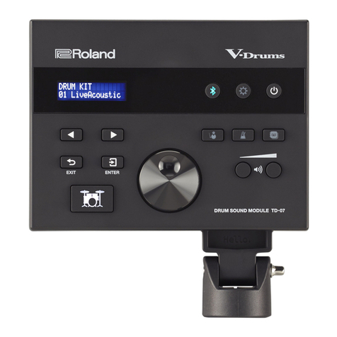 Roland TD-07 User manual