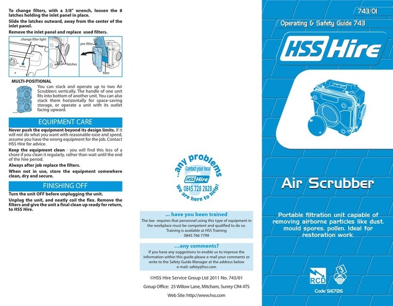 HSS Hire 56726 Operating & safety guide