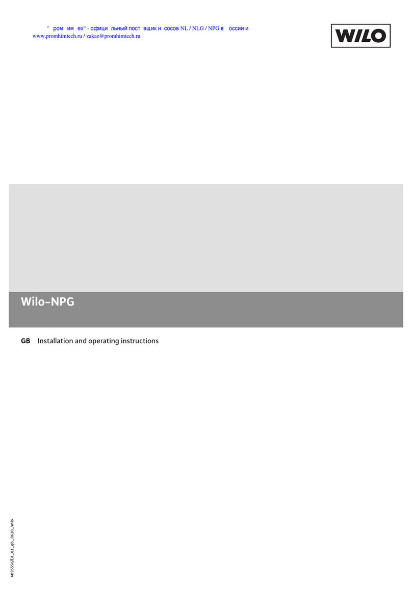 Wilo NPG Series User manual