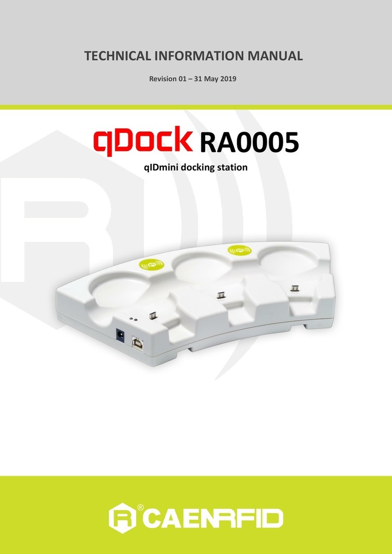 caenrfid qDock RA0005 Technical information manual