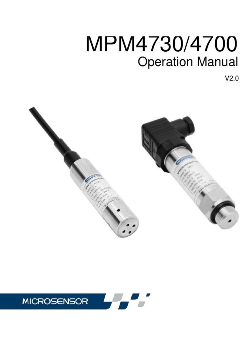 Microsensor MPM4730 User manual