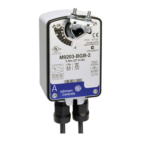 Johnson Controls M9203-B Series User manual Johnson Controls M9203-B Series User manual