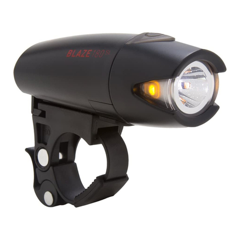 Planet Bike BLAZE 180 SL instructions