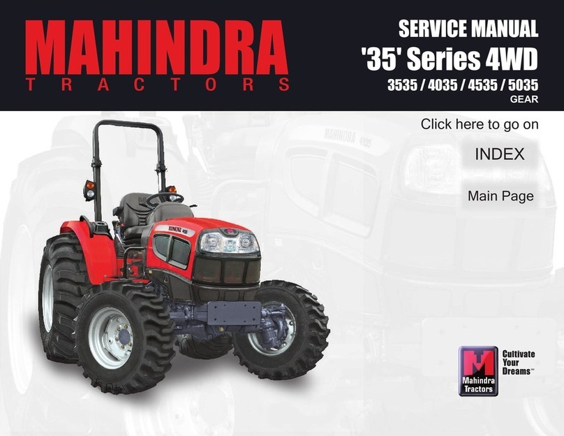 Mahindra 35 Series User manual Mahindra 35 Series User manual