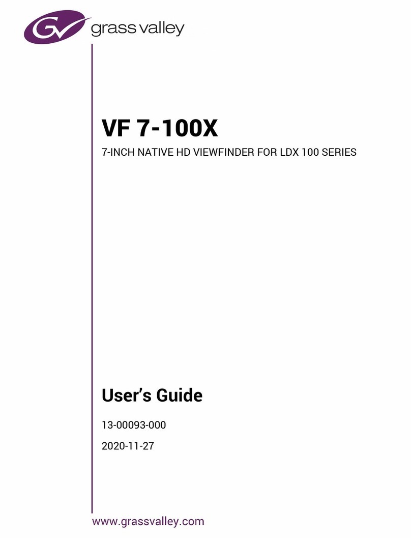 GRASS VALLEY VF 7-100X user guide