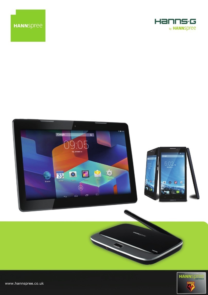 HannStar Display Hannspree Hanns.G Series user guide