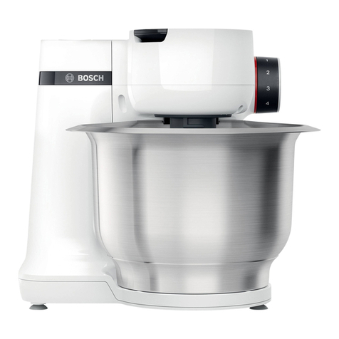 Bosch MUMS2 Series User manual
