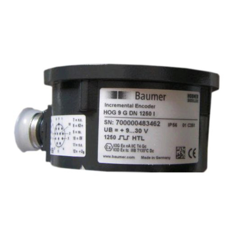 Baumer HOG 9 Mounting and operating instructions