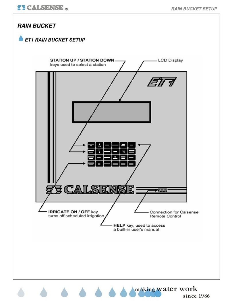 Calsense ET1 User manual