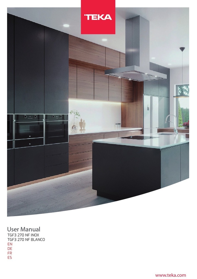 Teka TGF3 270 NF INOX User manual