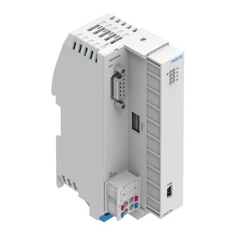 Festo CPX-E Series Operating and installation instructions