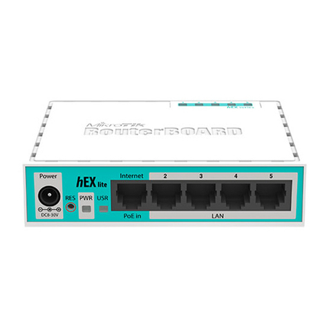 MikroTik RouterBOARD 750 User manual