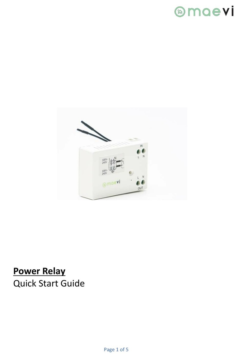 Maevi Power Relay quick start guide