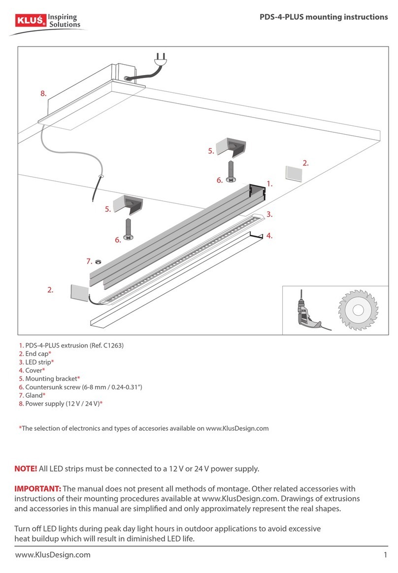 Klus PDS-4-PLUS Mounting instructions