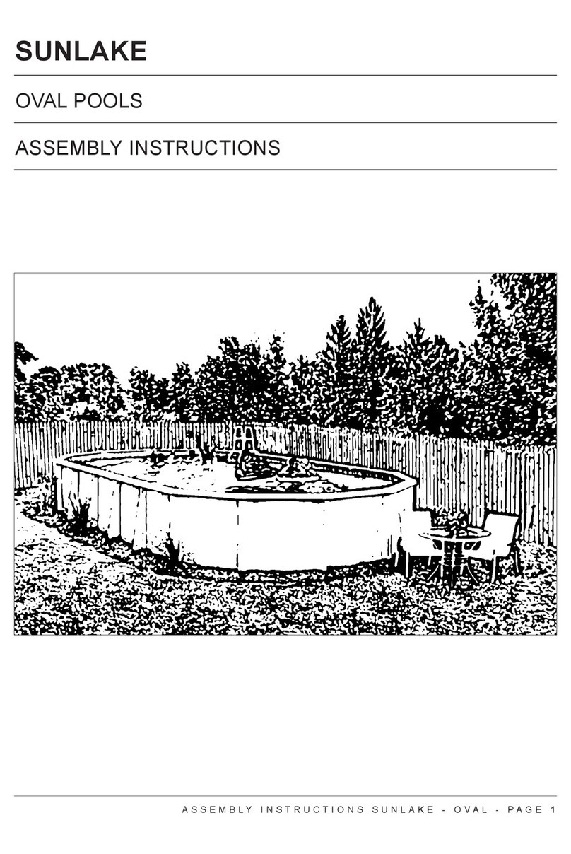 Doughboy SUNLAKE Series Assembly instructions