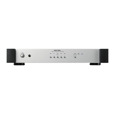 Rotel RVE-1060 Technical manual