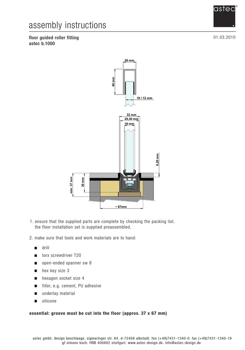 ASTEC b.1000 Assembly instructions