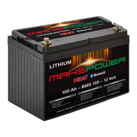 MAKSPOWER HC12.8V100Ah product manual