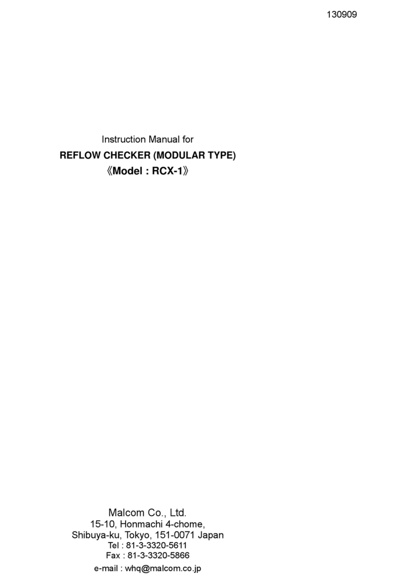 Malcom RCX-1 instruction manual